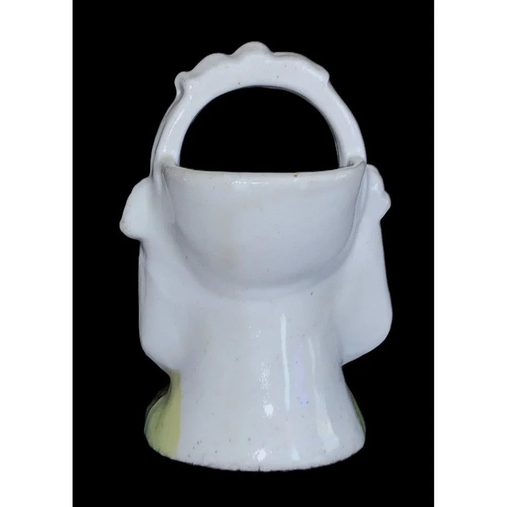 Antique Late 19th Century German Porcelain Figural Spill Vase Cigar Fairing Vtg